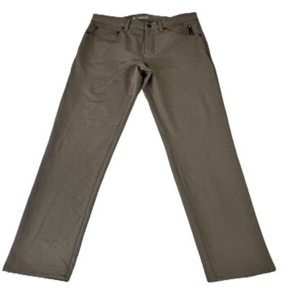 FOURLAPS Pants Mens 34X28 Olive Green Traverse Straight Leg Army 1072 Active - Picture 3 of 12